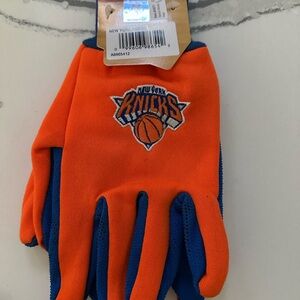 NBA Orange and Blue Gloves